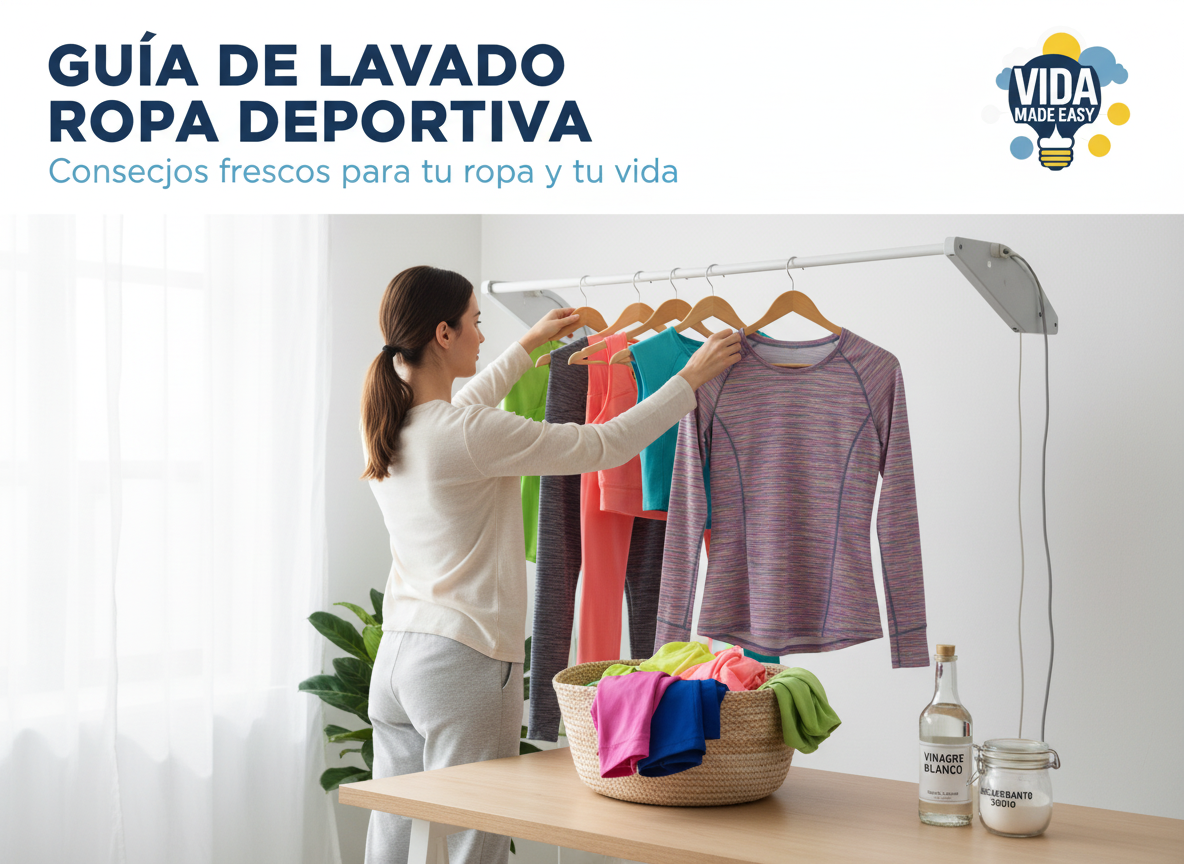 Cómo lavar la ropa deportiva para eliminar el mal olor